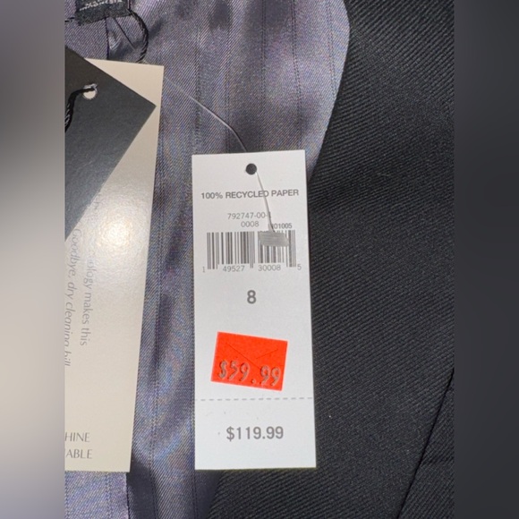 Banana Republic jacket womens 8 black business casual classic two button blazer - Picture 10 of 11